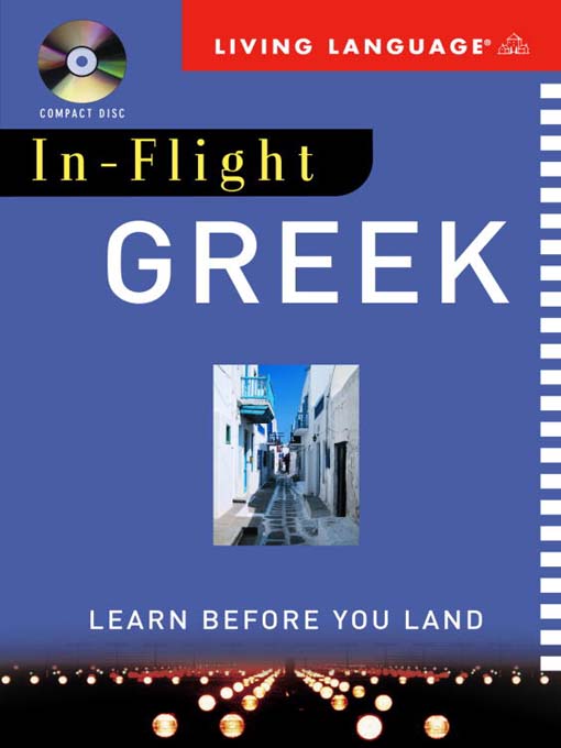 Title details for In-Flight Greek by Living Language - Available